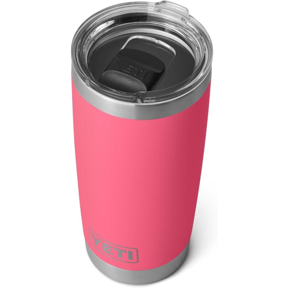imageYETI Rambler 20 oz Stainless Steel Vacuum Insulated Tumbler wMagSlider LidTropical Pink
