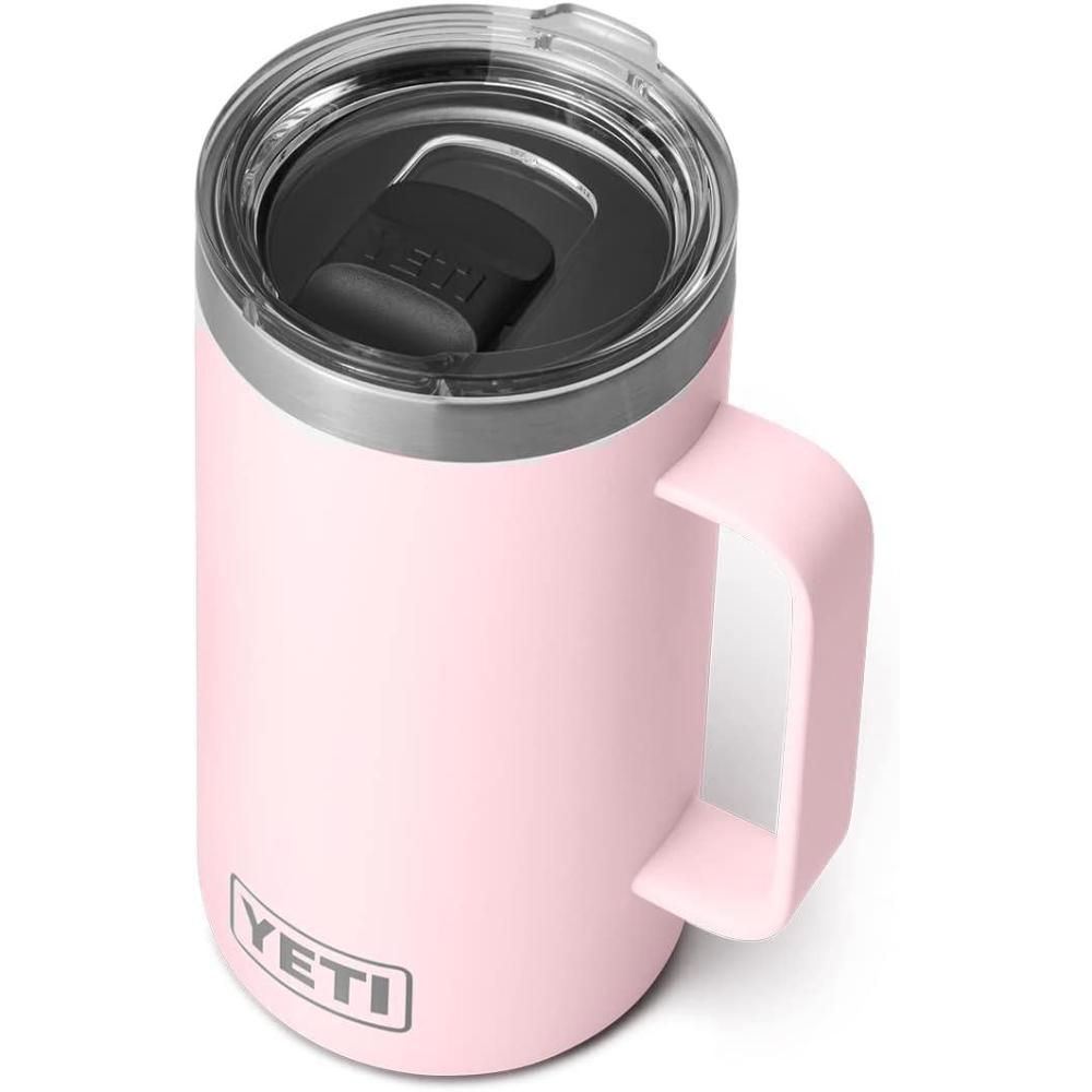 imageYETI Rambler 24 oz Mug Vacuum Insulated Stainless Steel with MagSlider LidIce Pink