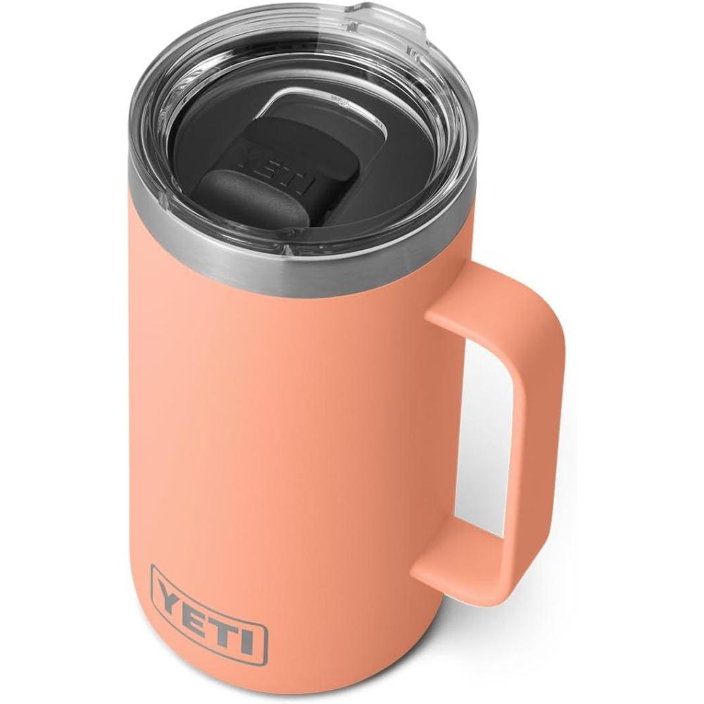 imageYETI Rambler 24 oz Mug Vacuum Insulated Stainless Steel with MagSlider LidLowcountry Peach