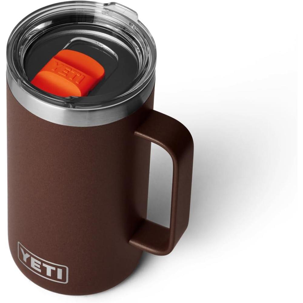 imageYETI Rambler 24 oz Mug Vacuum Insulated Stainless Steel with MagSlider LidWetlands Brown