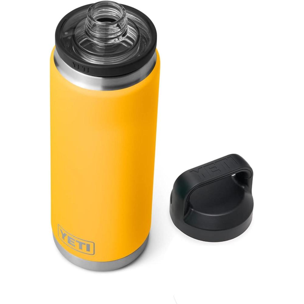 imageYETI Rambler 26 oz Bottle Vacuum Insulated Leakproof Stainless Steel with Chug CapAlpine Yellow