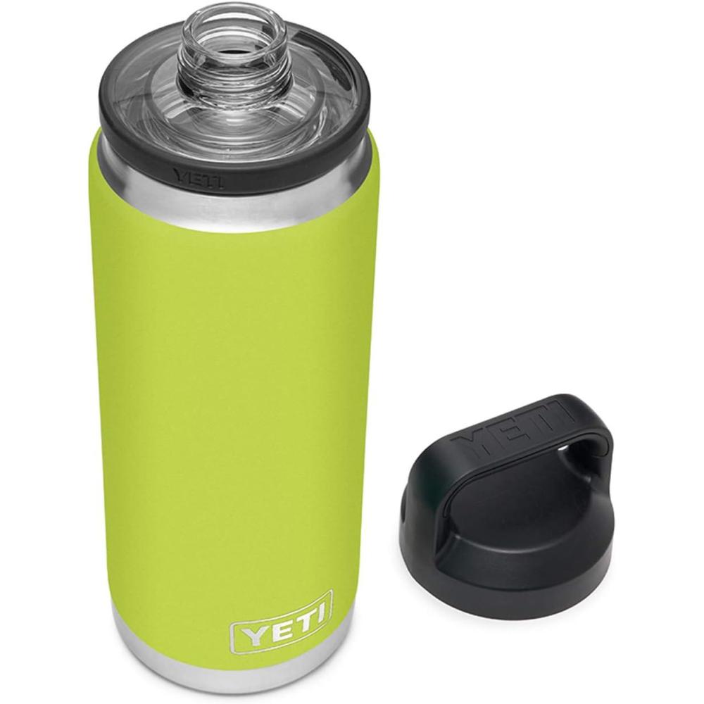 imageYETI Rambler 26 oz Bottle Vacuum Insulated Leakproof Stainless Steel with Chug CapChartreuse