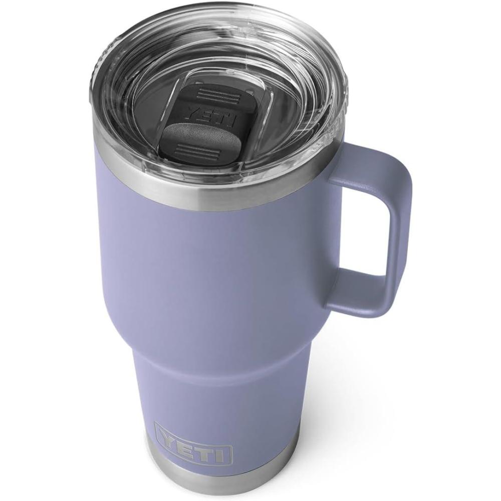 imageYETI Rambler 30 oz Travel Mug Stainless Steel Vacuum Insulated with Stronghold LidCosmic Lilac