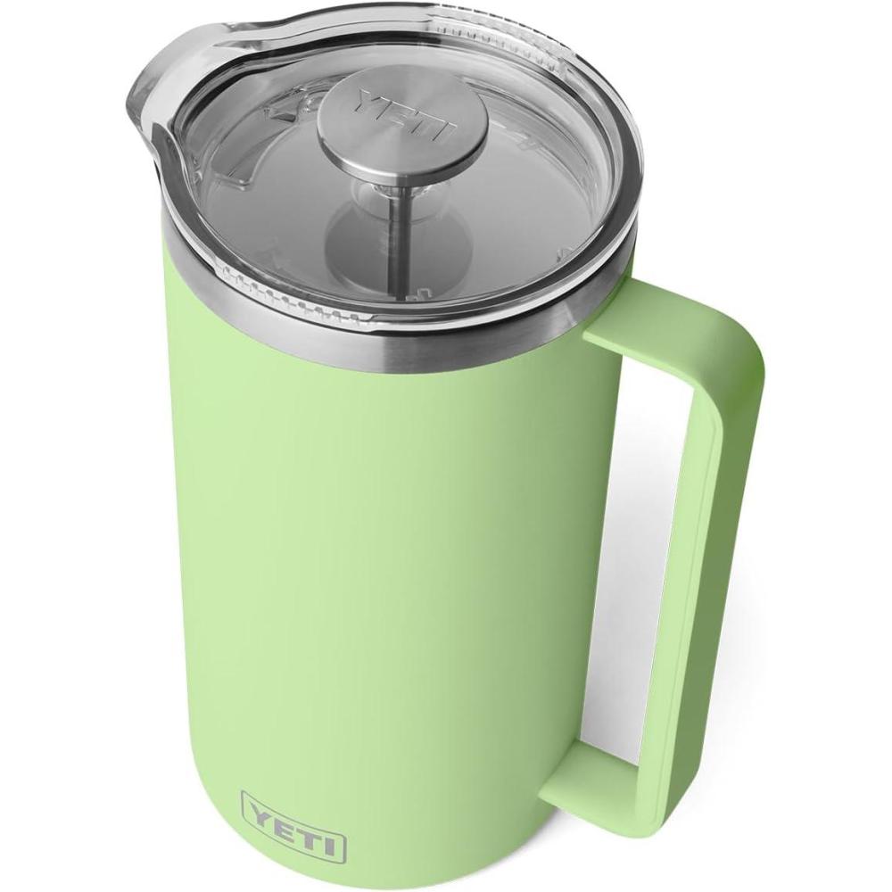 imageYETI Rambler 34 oz French Press Coffee Maker Rescue RedKey Lime