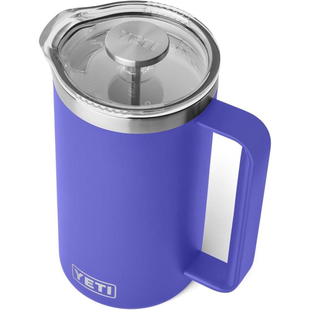imageYETI Rambler 34 oz French Press Coffee Maker Rescue RedUltramarine Violet