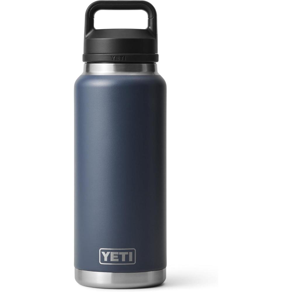 imageYETI Rambler 36 oz Bottle Vacuum Insulated Leakproof Stainless Steel with Chug CapNavy