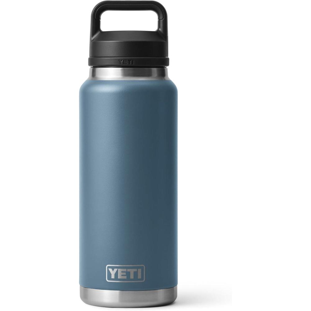 imageYETI Rambler 36 oz Bottle Vacuum Insulated Leakproof Stainless Steel with Chug CapNordic Blue
