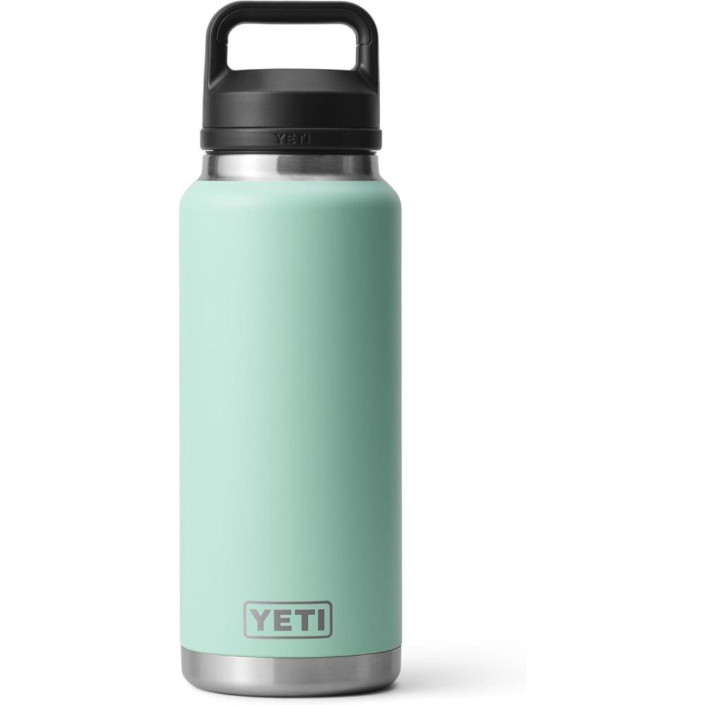 imageYETI Rambler 36 oz Bottle Vacuum Insulated Leakproof Stainless Steel with Chug CapSeafoam