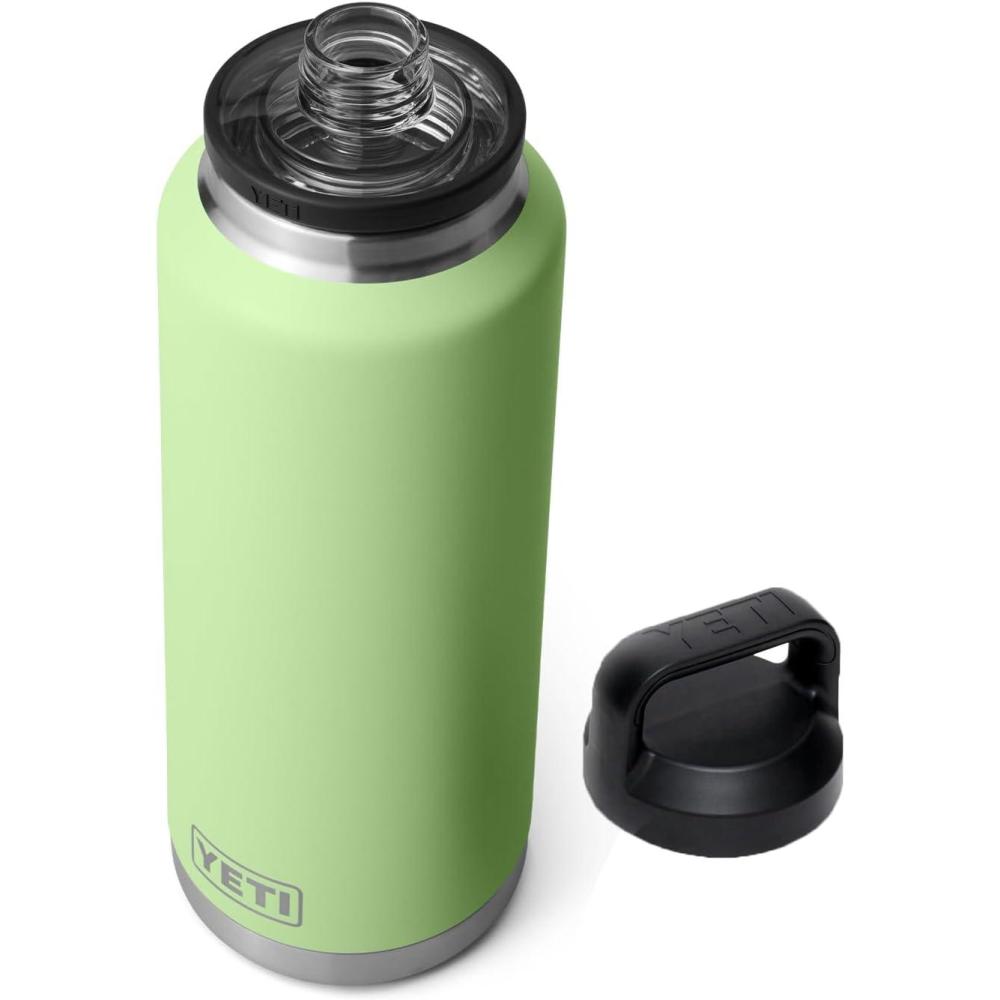 imageYETI Rambler 46 oz Bottle Vacuum Insulated Leakproof Stainless Steel with Chug CapKey Lime