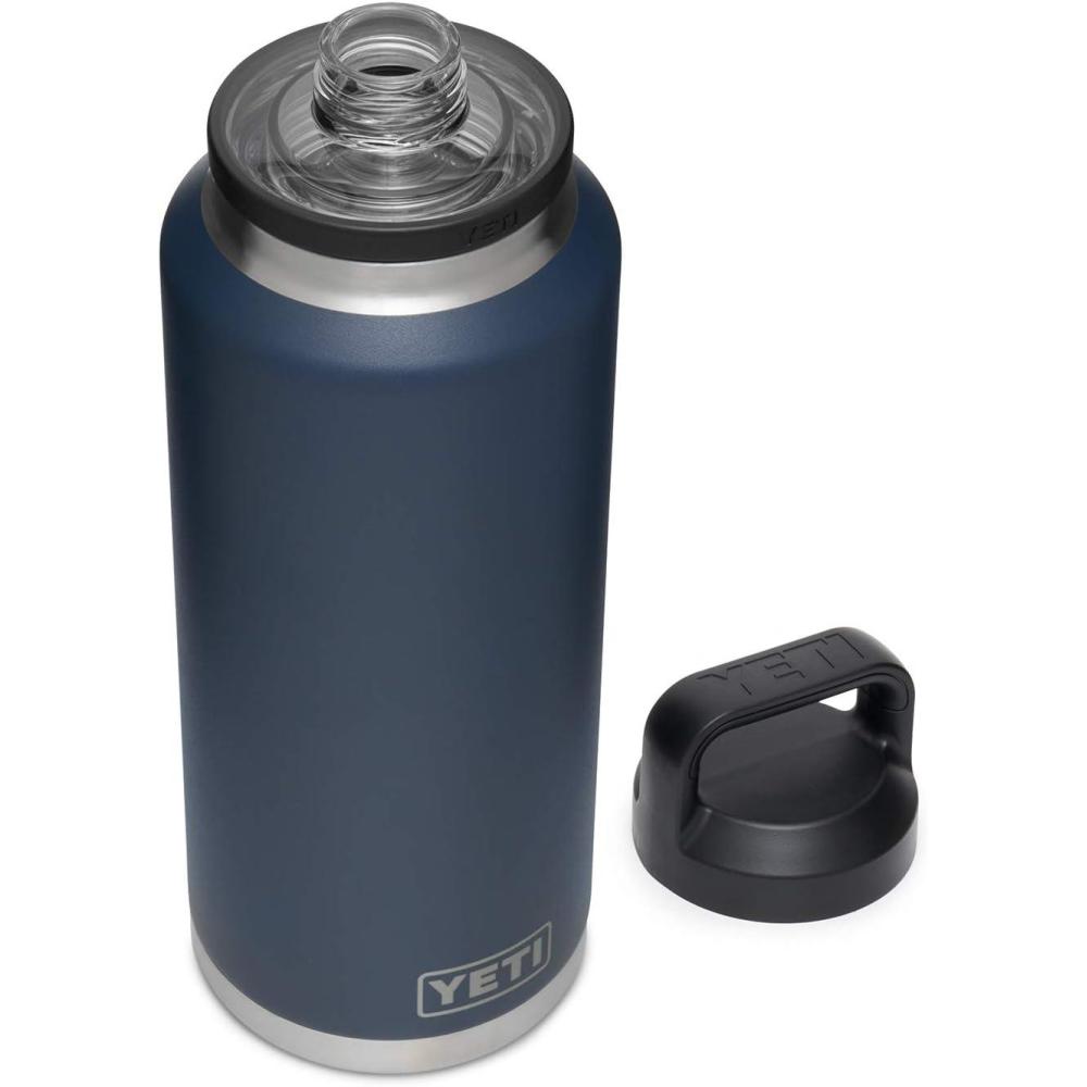 imageYETI Rambler 46 oz Bottle Vacuum Insulated Leakproof Stainless Steel with Chug CapNavy