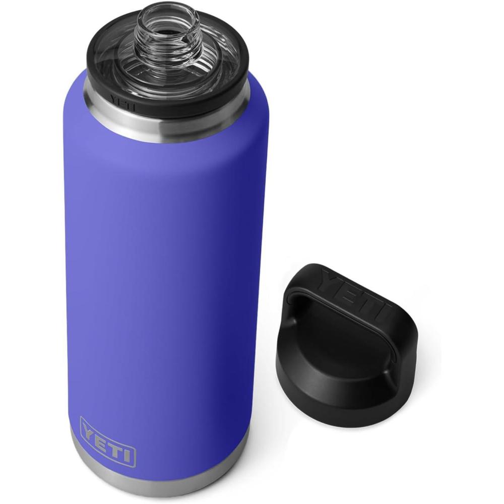 imageYETI Rambler 46 oz Bottle Vacuum Insulated Leakproof Stainless Steel with Chug CapUltramarine Violet