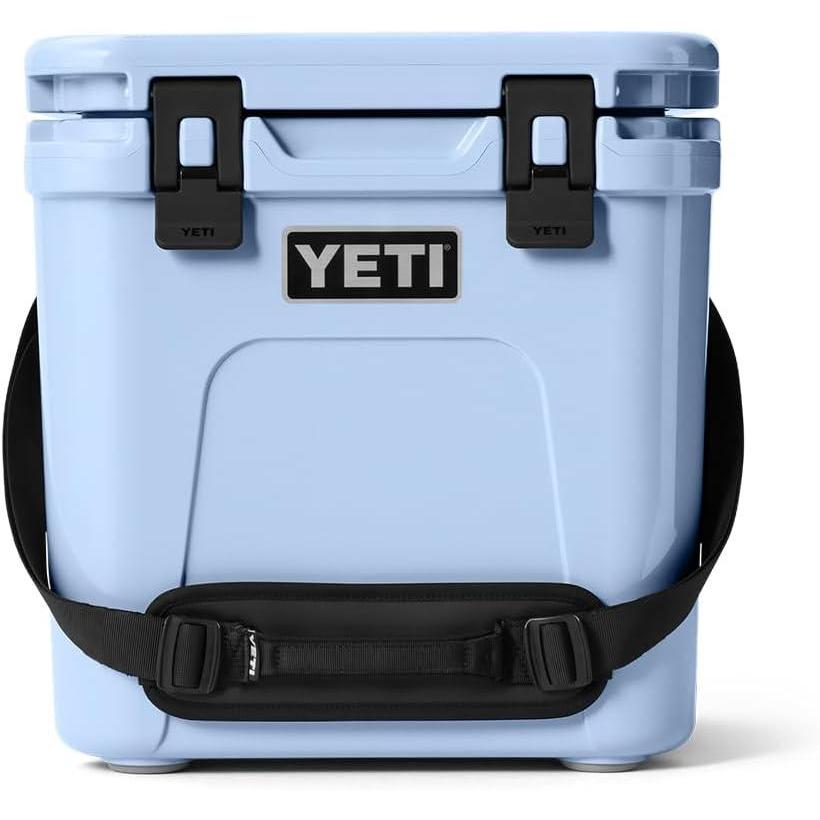 imageYETI Roadie 24 20 Hard Cooler with DoubleDuty Shoulder Strap and Drain PlugBig Sky Blue