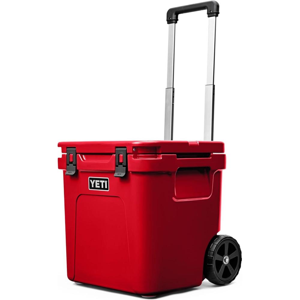 imageYETI Roadie 48 Wheeled Cooler with Retractable Periscope HandleRescue Red