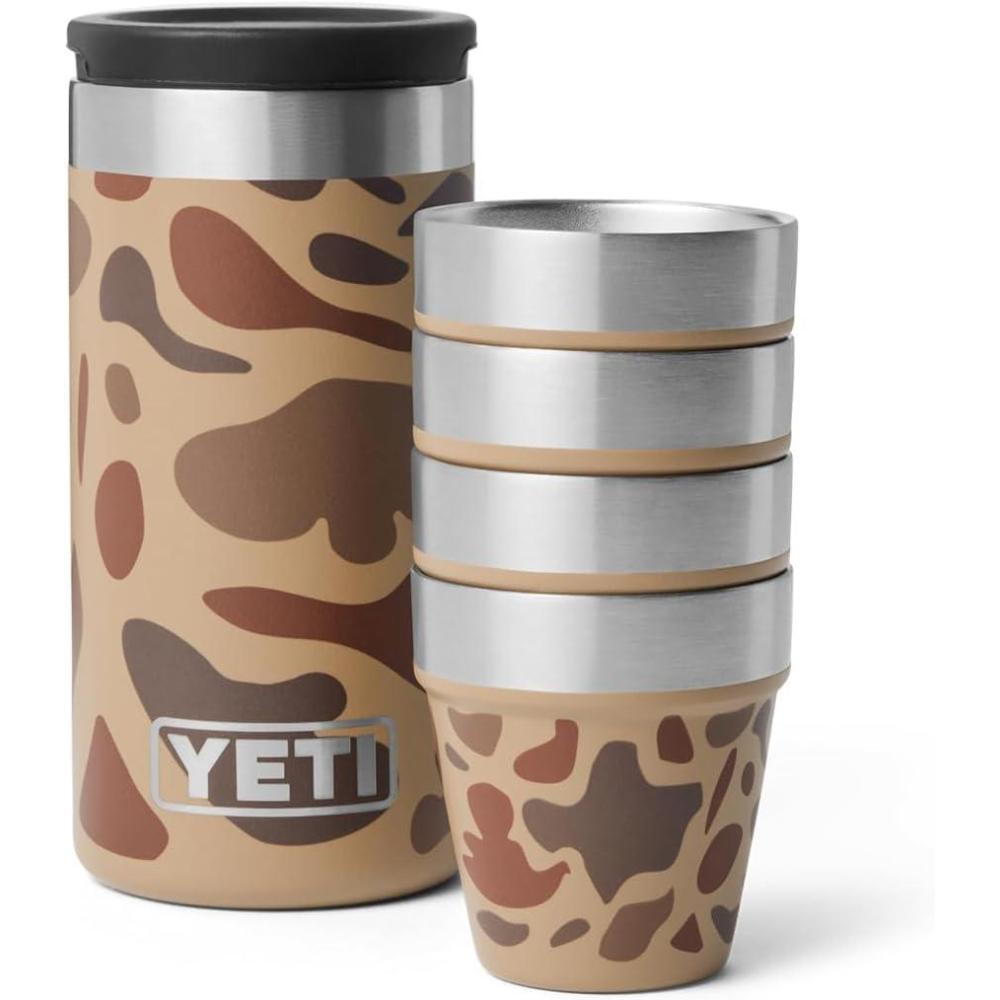 imageYETI Shot Glasses with Carrying Case Set of 4Wetlands Camo