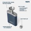 YETI 7 oz Flask and Funnel(Black Stone-Textured)