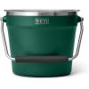 YETI Beverage/Ice Bucket, Holds 6 Longnecks or 3 Bottles of Wine(Black Forest Green)