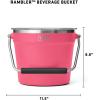 YETI Beverage/Ice Bucket, Holds 6 Longnecks or 3 Bottles of Wine(Tropical Pink)