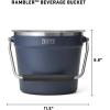 YETI Beverage/Ice Bucket, Holds 6 Longnecks or 3 Bottles of Wine(Ultramarine Violet)
