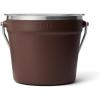 YETI Beverage/Ice Bucket, Holds 6 Longnecks or 3 Bottles of Wine(Wetlands Brown)