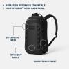 YETI Cayo Backpack 15L, Weather Resistant All-Day Utility Pack, Black(Black)