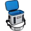 YETI Hopper Flip 8 Portable Soft Cooler(Fog Gray/Tahoe Blue)