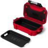 YETI LoadOut 15 GoBox Divided Waterproof Cargo Case, Dry Box, Camera Case, Fishing Tackle Box, Charcoal(Rescue Red)