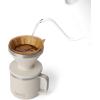 YETI Pour Over Coffee Maker Accessory Ramblers, Designed for Perfect Coffee Extraction Anywhere, Stainless Steel, fits any V60 Filter, Navy(Cape Taupe)