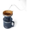 YETI Pour Over Coffee Maker Accessory Ramblers, Designed for Perfect Coffee Extraction Anywhere, Stainless Steel, fits any V60 Filter, Navy(Navy)