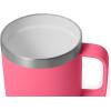 YETI Rambler 10 oz Ceramic Lined Stackable Mug, Vacuum Insulated, Stainless Steel with MagSlider Lid, Tropical Pink(Tropical Pink)