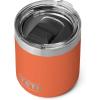 YETI Rambler 10 oz Stackable Lowball 2.0, Vacuum Insulated, Stainless Steel with MagSlider Lid, Black Stone(High Desert Clay)