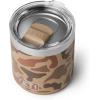 YETI Rambler 10 oz Stackable Lowball 2.0, Vacuum Insulated, Stainless Steel with MagSlider Lid, Black Stone(Wetlands Camo)