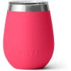 YETI Rambler 10 oz Wine Tumbler, Vacuum Insulated, Stainless Steel with MagSlider Lid, Seafoam(Bimini Pink)