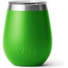 YETI Rambler 10 oz Wine Tumbler, Vacuum Insulated, Stainless Steel with MagSlider Lid, Seafoam(Canopy Green)