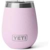 YETI Rambler 10 oz Wine Tumbler, Vacuum Insulated, Stainless Steel with MagSlider Lid, Seafoam(Cherry Blossom – Textured)