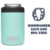 YETI Rambler 12 oz. Colster Can Insulator for Standard Size Cans(Seafoam)