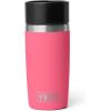 YETI Rambler 12 oz Travel Bottle, Stainless Steel, Vacuum Insulated with Leakproof Commuter Cap, Black Forest Green(Tropical Pink)