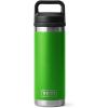 YETI Rambler 18 oz Bottle, Vacuum Insulated, Stainless Steel with Chug Cap, Black(Canopy Green)