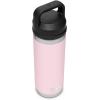 YETI Rambler 18 oz Bottle, Vacuum Insulated, Stainless Steel with Chug Cap, Black(Ice Pink)