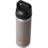 YETI Rambler 18 oz Bottle, Vacuum Insulated, Stainless Steel with Chug Cap, Black(Sharptail Taupe)