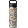 YETI Rambler 18 oz Bottle, Vacuum Insulated, Stainless Steel with Chug Cap, Black(Tan Camo)