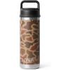 YETI Rambler 18 oz Bottle, Vacuum Insulated, Stainless Steel with Chug Cap, Black(Wetlands Camo)