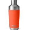 YETI Rambler 20 oz Cocktail Shaker, Stainless Steel, Vacuum Insulated, Black Forest Green(Papaya)