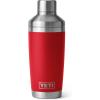 YETI Rambler 20 oz Cocktail Shaker, Stainless Steel, Vacuum Insulated, Black Forest Green(Rescue Red)