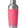 YETI Rambler 20 oz Cocktail Shaker, Stainless Steel, Vacuum Insulated, Black Forest Green(Tropical Pink)