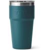 YETI Rambler 20 oz Stackable Tumbler, Stainless Steel, Vacuum Insulated with MagSlider Lid(Agave Teal)