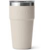 YETI Rambler 20 oz Stackable Tumbler, Stainless Steel, Vacuum Insulated with MagSlider Lid(Cape Taupe)
