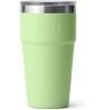YETI Rambler 20 oz Stackable Tumbler, Stainless Steel, Vacuum Insulated with MagSlider Lid(Key Lime)
