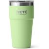 YETI Rambler 20 oz Stackable Tumbler, Stainless Steel, Vacuum Insulated with MagSlider Lid(Key Lime)