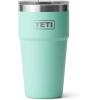YETI Rambler 20 oz Stackable Tumbler, Stainless Steel, Vacuum Insulated with MagSlider Lid(Seafoam)