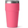 YETI Rambler 20 oz Stackable Tumbler, Stainless Steel, Vacuum Insulated with MagSlider Lid(Tropical Pink)